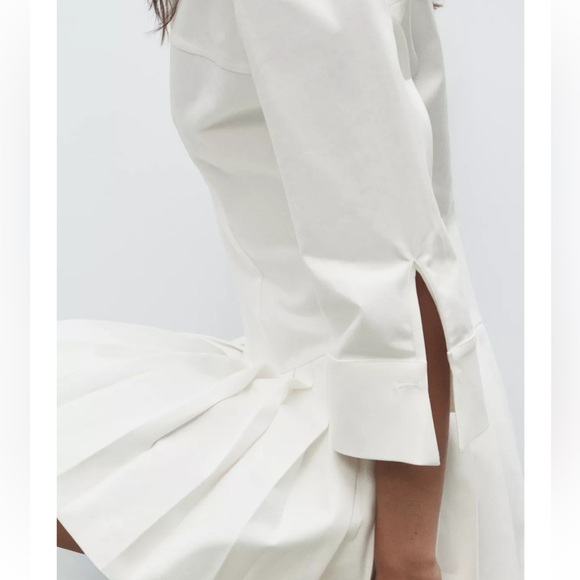 Spring 🌺 NWT ZARA blogger fav SHIRT DRESS M 
🚨 My prices are firm, no discount - Picture 10 of 14